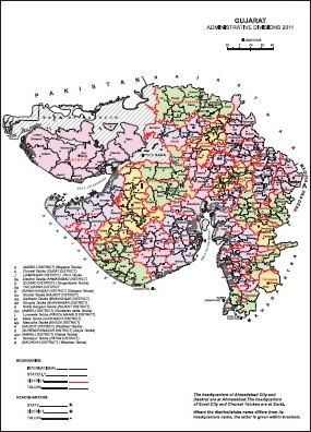 Administrative Map of Gujarat